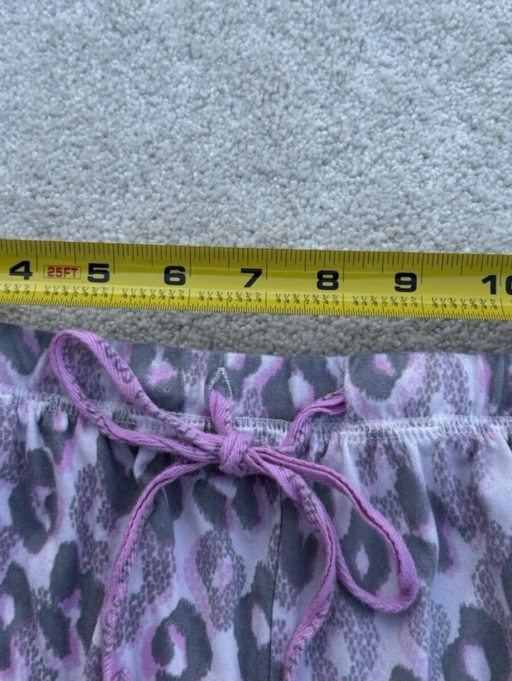 Thalia Sodi Women’s Pink And Grey Cheetah Leopard Pajama Shorts